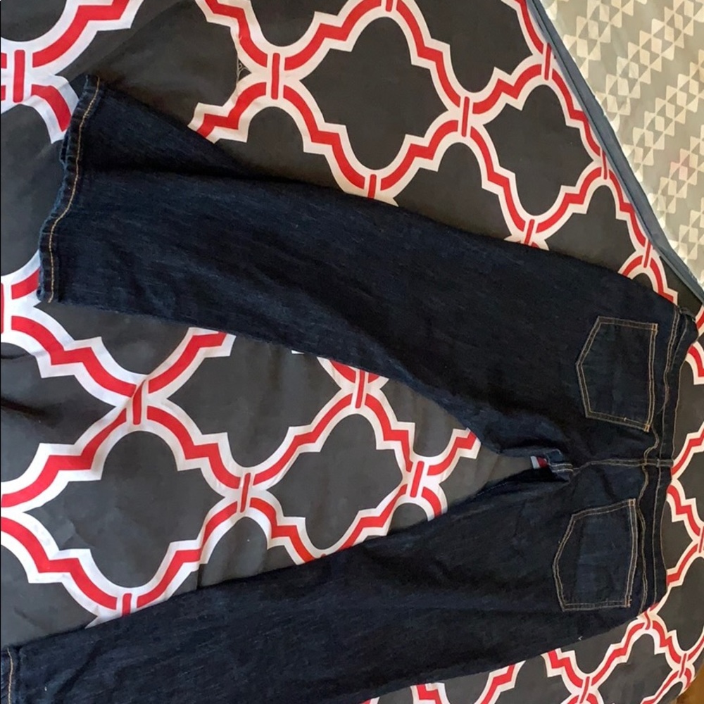 Black/blue jeans